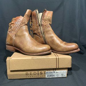 Bed Stu Bridgewater Brown Leather Bootie Size 10